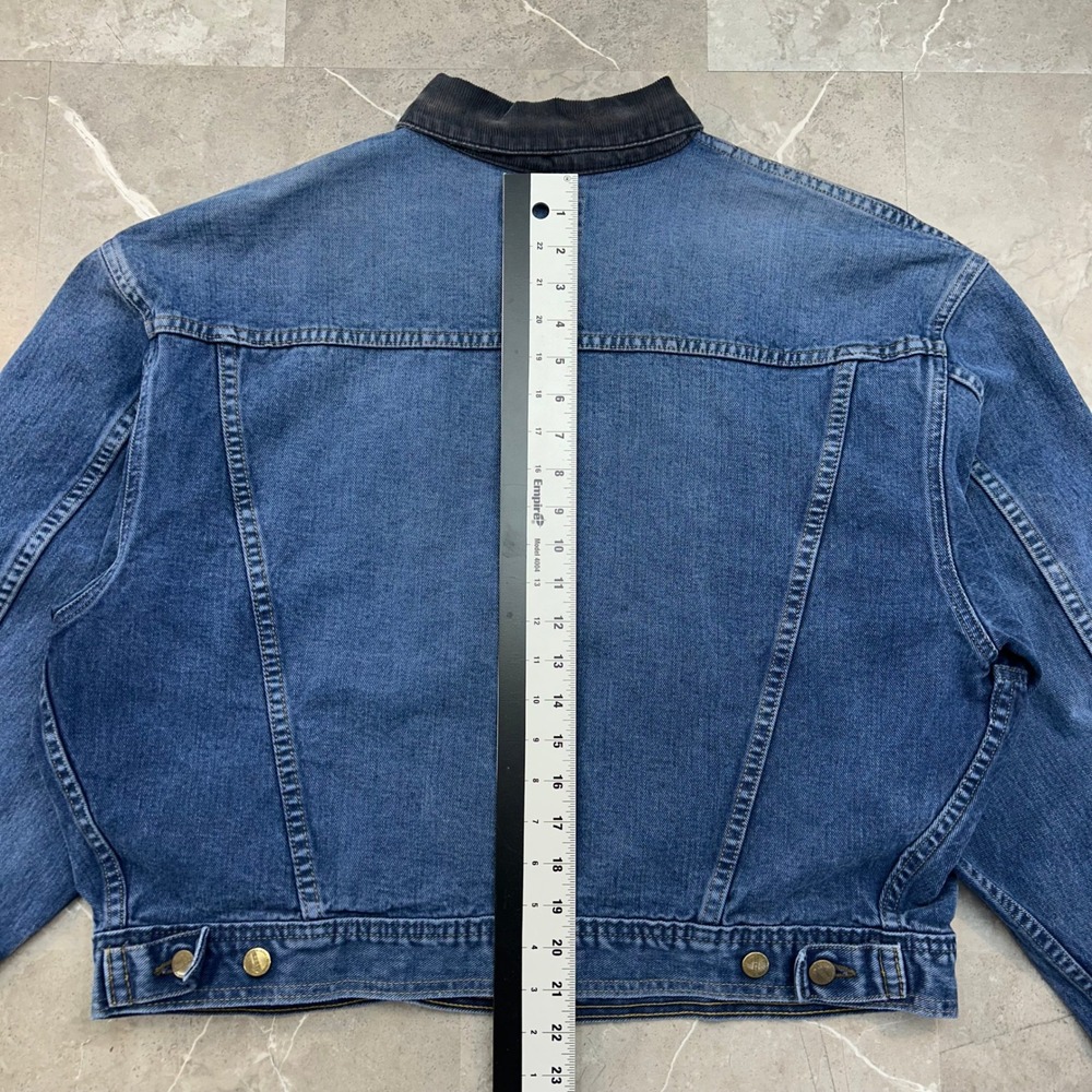 90s Vintage Marithe Francois Girbaud Denim Trucker Jacket Mens Medium Corduroy - Picture 8 of 12